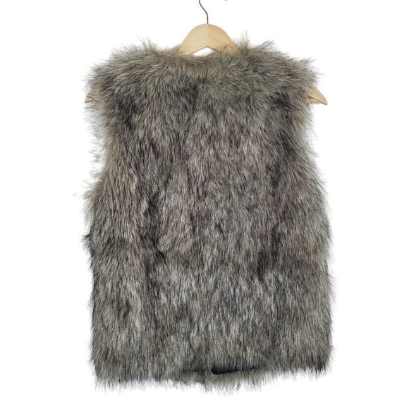 JACK By Bb Dakota XS Vest Castleton Faux Fur Sleeveless Festival Boho Retro - Picture 2 of 10
